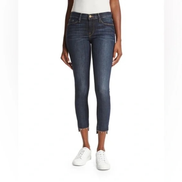 Frame Denim Women's Perry Street Dark Blue Skinny Jeans, Size 26 - Picture 1 of 16